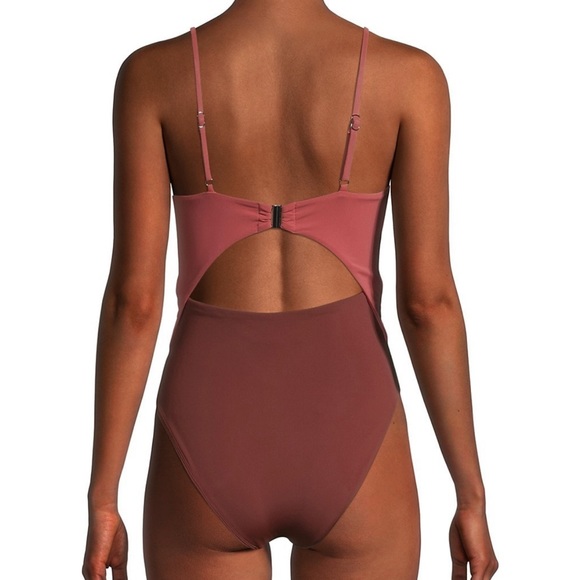Veronica Beard Aniston Cutout One-Piece Swimsuit XS 248$ - Picture 3 of 9